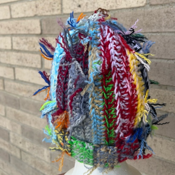 Colorful Knitted Beanie - Picture 3 of 4